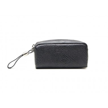 ESQUIRE KEY CASE WITH ZIPPER LIZZY, Black 