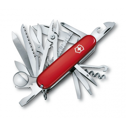 VICTORINOX SWISS CHAMP MEDIUM POCKET KNIFE WITH 33 FUNCTIONS 