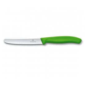 VICTORINOX SWISS CLASSIC TOMATO AND TABLE KNIFE SET, 2 PIECES green