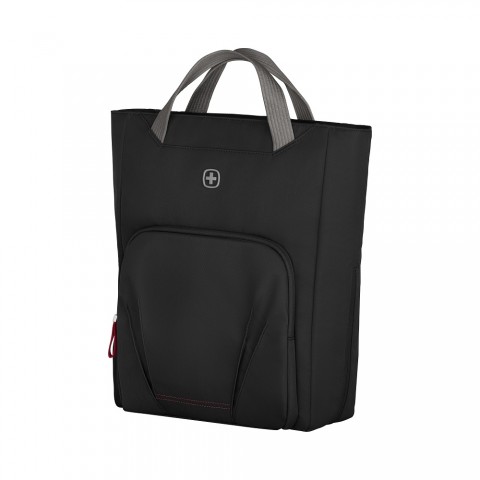 WENGER MOTION VERTICAL TOTE 15.6'' LAPTOP TOTE WITH TABLET POCKET, Chic Black WENGER MOTION VERTICAL TOTE 15.6'' LAPTOP TOTE WITH TABLET POCKET, Chic Black