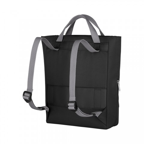 WENGER MOTION VERTICAL TOTE 15.6'' LAPTOP TOTE WITH TABLET POCKET, Chic Black