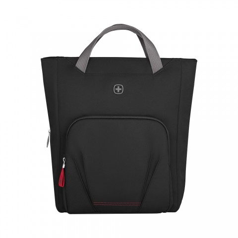 WENGER MOTION VERTICAL TOTE 15.6'' LAPTOP TOTE WITH TABLET POCKET, Chic Black WENGER MOTION VERTICAL TOTE 15.6'' LAPTOP TOTE WITH TABLET POCKET, Chic Black