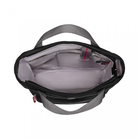 WENGER MOTION VERTICAL TOTE 15.6'' LAPTOP TOTE WITH TABLET POCKET, Chic Black WENGER MOTION VERTICAL TOTE 15.6'' LAPTOP TOTE WITH TABLET POCKET, Chic Black
