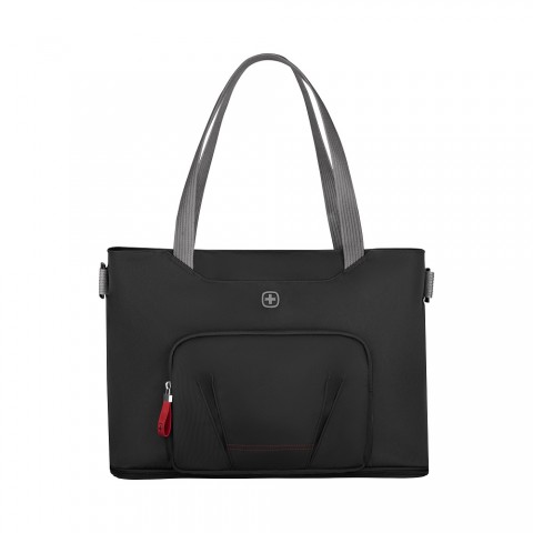 WENGER MOTION DELUXE TOTE 15.6'' LAPTOP TOTE WITH TABLET POCKET, Chic Black