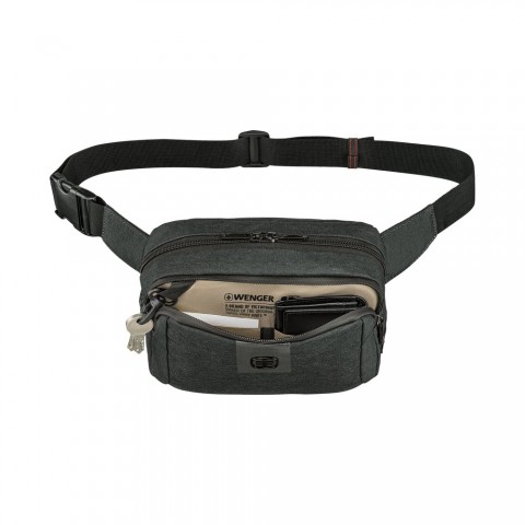 WENGER MX ECO WAIST BAG, Charcoal	