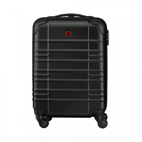 WENGER AMPLAR CARRY-ON HARDSIDE CASE Black WENGER AMPLAR CARRY-ON HARDSIDE CASE Black