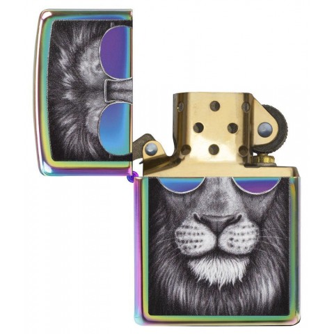 Zippo Lighter 151CI407606 Lion in Sunglasses Zippo Lighter 151CI407606 Lion in Sunglasses