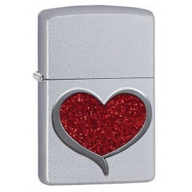 Zippo Lighter 29410 Glitter Heart 