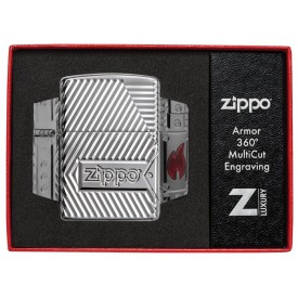 Zippo Lighter 29672 Armor™ Bolts Design