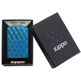 Zippo Lighter 29964 Armor™ High Polish Blue Diamonds