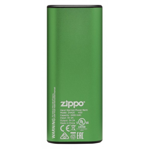 Zippo HeatBank® 6 Rechargeable Hand Warmer Green