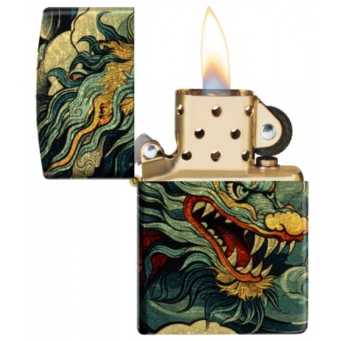 Zippo Lighter 46705 Dragon Design