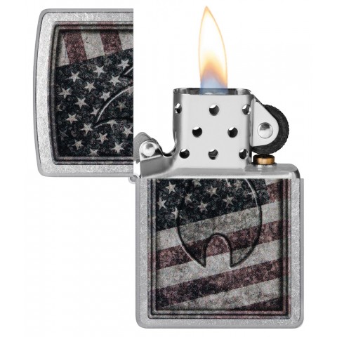 Zippo Lighter 48180 Americana Flame Design