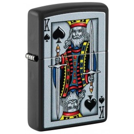 Zippo Lighter 48488 King Of Spades Design