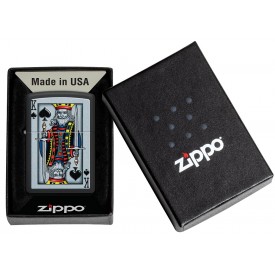 Zippo Lighter 48488 King Of Spades Design