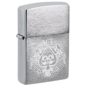 Zippo Lighter 48500 Spade Skull Design
