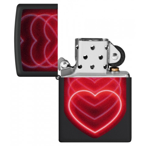 Zippo Lighter 48593 Hearts Design