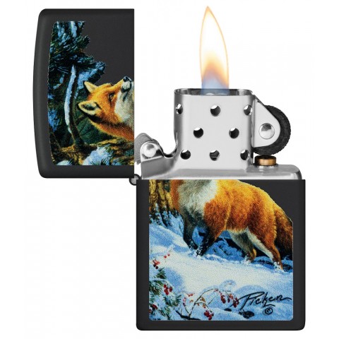 Zippo šķiltavas 48596 Linda Picken Fox in Snow Zippo šķiltavas 48596 Linda Picken Fox in Snow