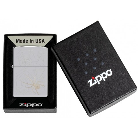 Zippo Lighter 48767 Spider Web Design