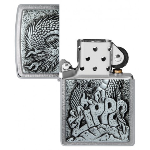 Zippo Lighter 48902 Dragon Emblem