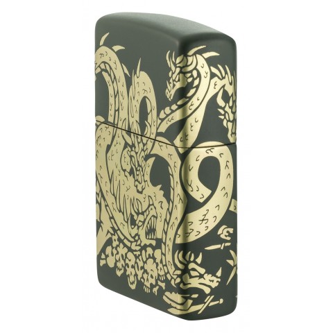 Zippo Lighter 48907 Dragon Design