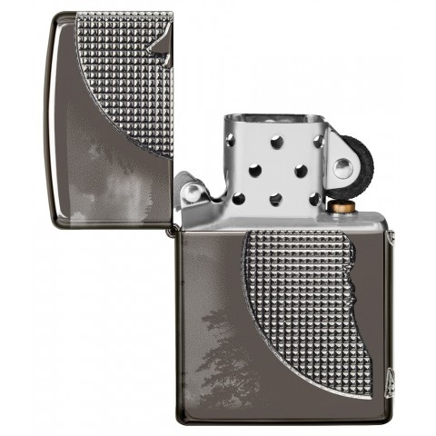 Zippo Lighter 49353 Armor® Wolf Design