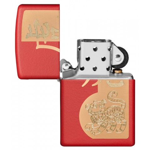 Zippo Lighter  49701 Year of the Tiger Design