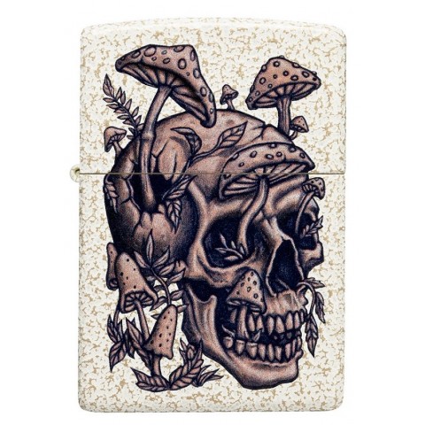 Zippo Lighter 49786 Skullshroom Design