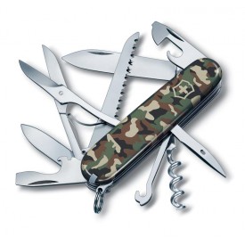 HUNTSMAN MEDIUM POCKET KNIFE FOR HUNTING Camouflage green
