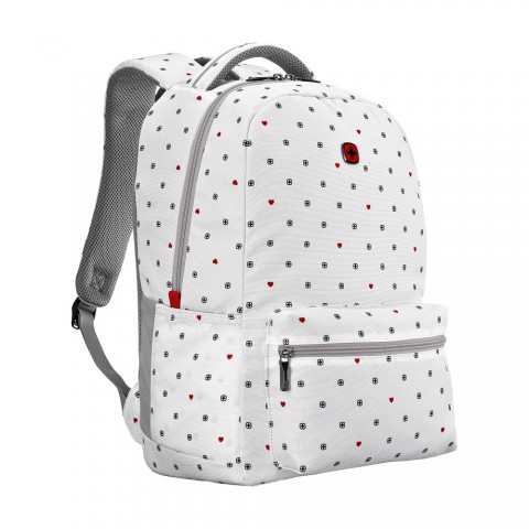 WENGER COLLEAGUE 16" LAPTOP BACKPACK WITH TABLET POCKET white heart print