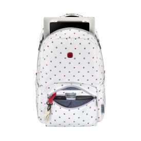 WENGER COLLEAGUE 16" LAPTOP BACKPACK WITH TABLET POCKET white heart print