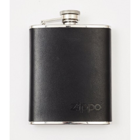 Zippo leather hip flask 177 ml 