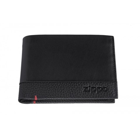 Zippo Nappa Bi-Fold Wallet Black
