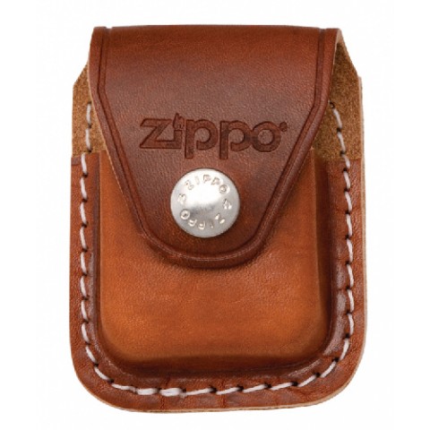 Zippo Lighter Pouch with Clip-Brown
