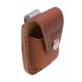 Zippo Lighter Pouch with Clip-Brown